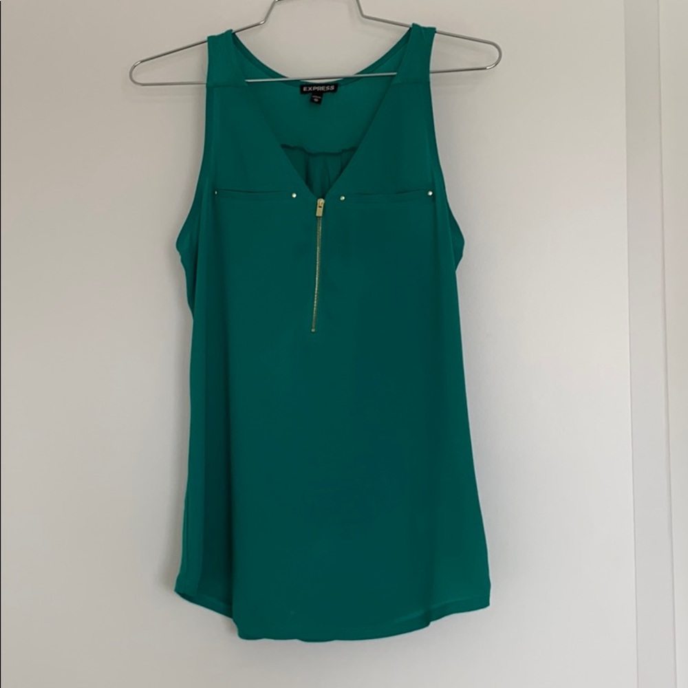 Express Tank Top 💚💛 - Picture 2 of 6